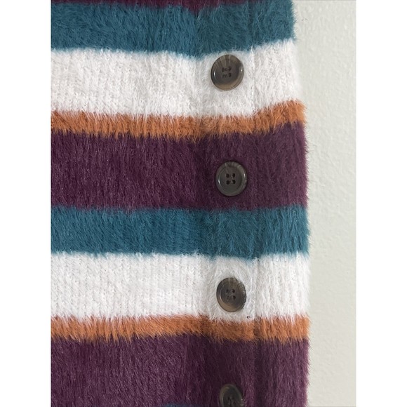Free People Fig Jam Combo Ciara Fuzzy Sweater Mini Skirt size Medium - Picture 5 of 8